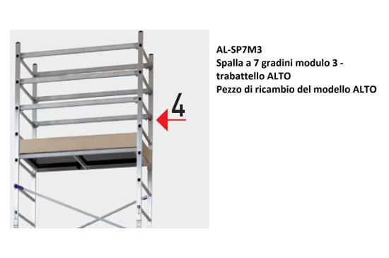 SPALLE PONTEGGI ALL.ALTO AL-SP7M3
