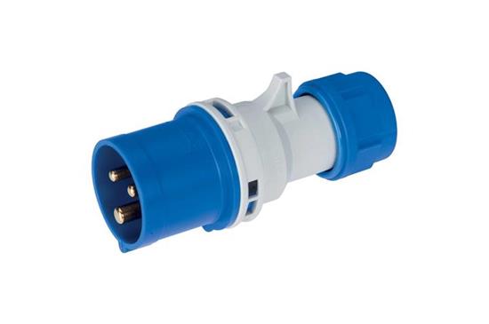 SPINE DIRITTE BLU IP44 2P+T 16A